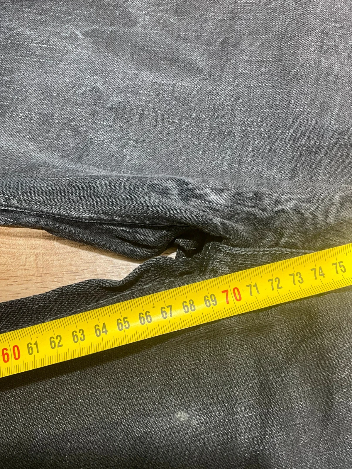 Jean Levi's 511 Slim W33 L34 Vintage 100% Coton Noir Délavé – photo 15